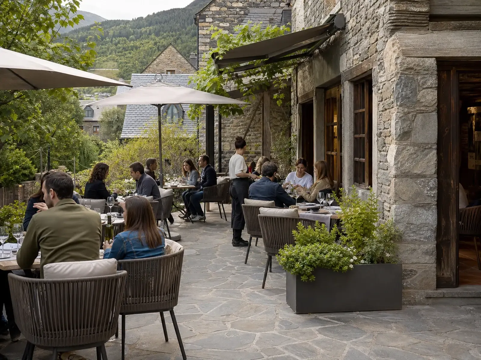Terraza del restaurante